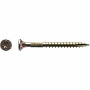 BIG TIMBER #9 x 2 In. Yellow Zinc Wood Screw, 3000PK YTX92